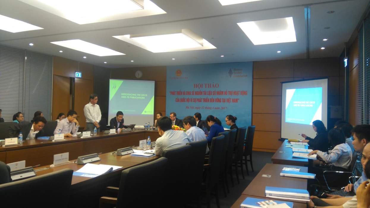 Hội thảo Phát triển và chia sẻ nguồn tài liệu số nhằm hỗ trợ hoạt động của Quốc hội vì sự phát triển bền vững tại Việt Nam