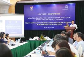 Hội thảo quốc tế: Thúc đẩy tài nguyên giáo dục mở trong giáo dục đại học Việt Nam