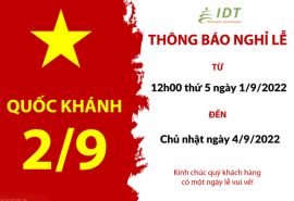 thong bao lich nghi Quoc Khanh - IDT Vietnam 