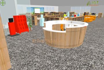 Mô hình thư viện tiểu học được IDT thiết kế