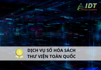 Dịch vụ số hóa sách thư viện toàn quốc