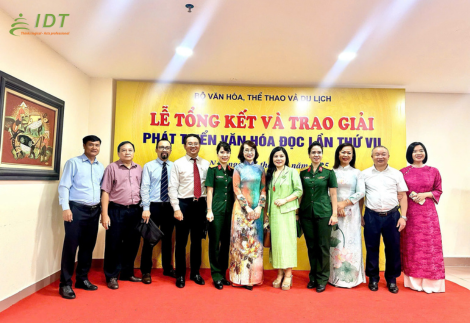IDT Vietnam được vinh danh tại Giải thưởng Phát triển Văn hóa Đọc lần thứ VII