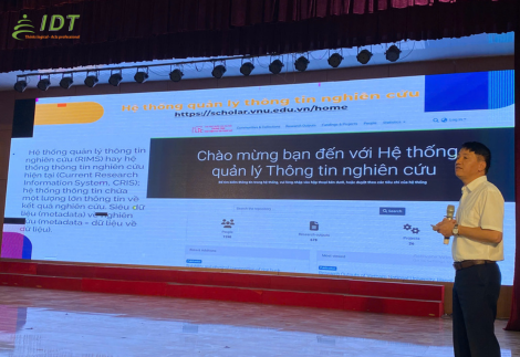 IDT tham dự Hội thảo “Thư viện Đại học, Cao đẳng với hoạt động phát triển khoa học, công nghệ, đổi mới sáng tạo và chuyển đổi số nhà trường” 3 3