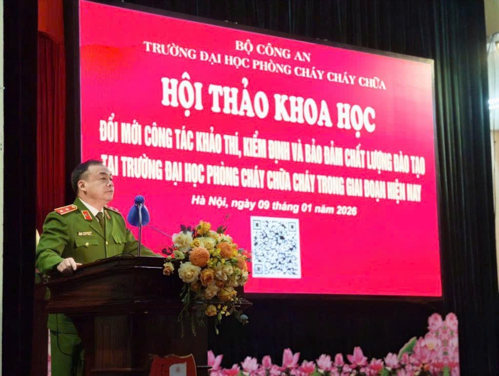 IDT Vietnam giới thiệu giải pháp số hóa tại Hội thảo khoa học “Đổi mới công tác khảo thí, kiểm định và bảo đảm chất lượng đào tạo tại Trường Đại học Phòng cháy chữa cháy trong giai đoạn hiện nay”