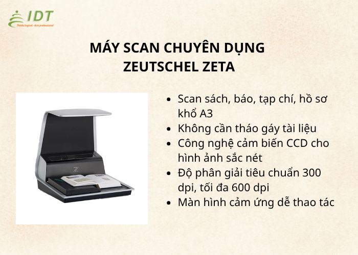 TOP 5 MÁY SCAN CHUYÊN DỤNG SỐ HOÁ TÀI LIỆU TỐT NHẤT HIỆN NAY 1 May Scan Chuyen Dung Zeutschel Zeta